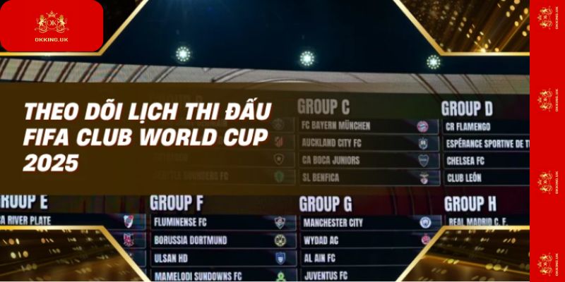 Theo dõi lịch thi đấu FIFA Club World Cup 2025
